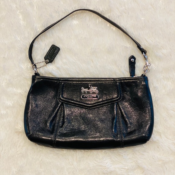 Black Coach Wristlet - Picture 2 of 4